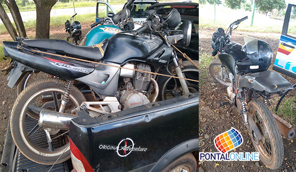 Motos são apreendidas e outra furtada é encontrada com menor