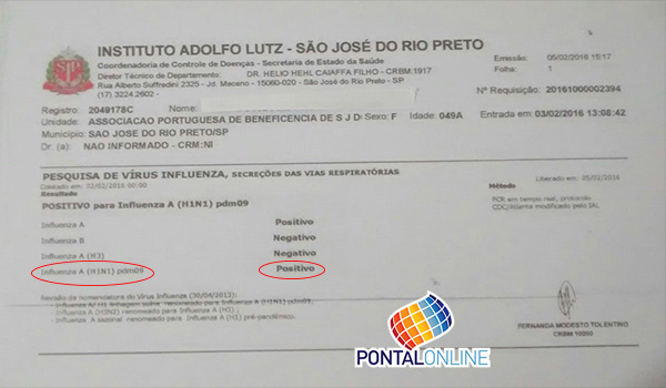 Confirmado primeiro óbito de H1N1 em Frutal neste ano