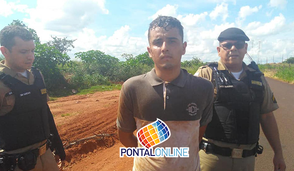 Suspeito de assalto é preso em flagrante pela Polícia Militar