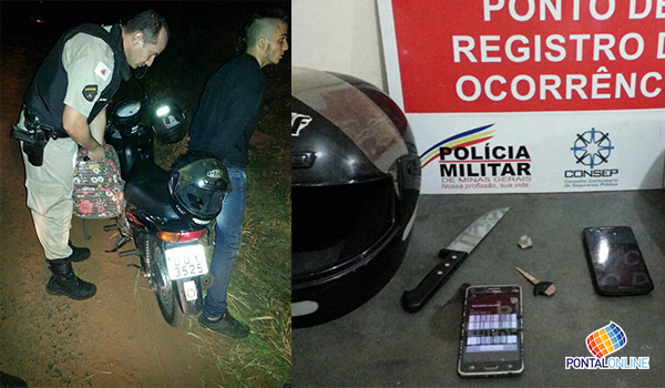 Moto furtada é recuperada pela Polícia Militar