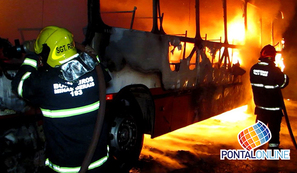 35 ônibus incendiados e 40 presos em MG