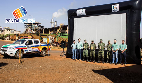 Usina cerradão doa veículo e equipamentos para PMMA