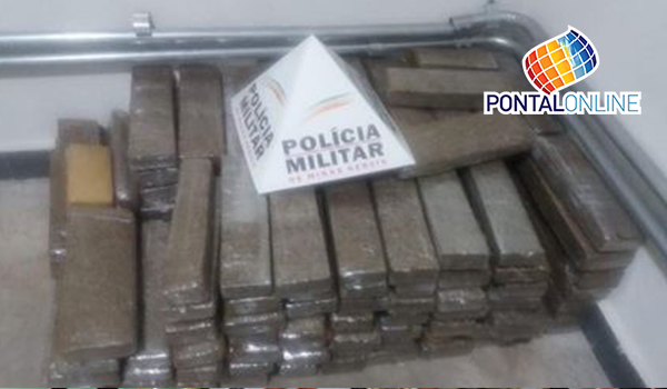 Polícia apreende 113kg de maconha na MG-427