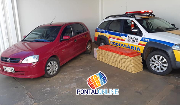 Polícia Rodoviária apreende 240kg de drogas na MGC-497