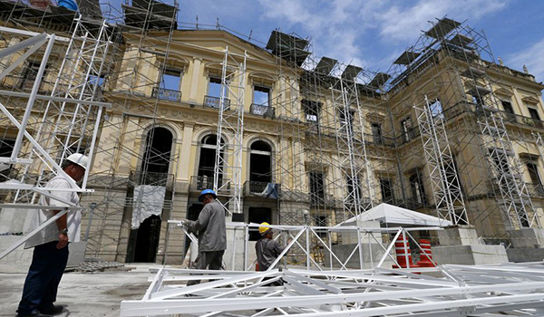 Governo destina R$ 900 mil para o Museu Nacional do RJ