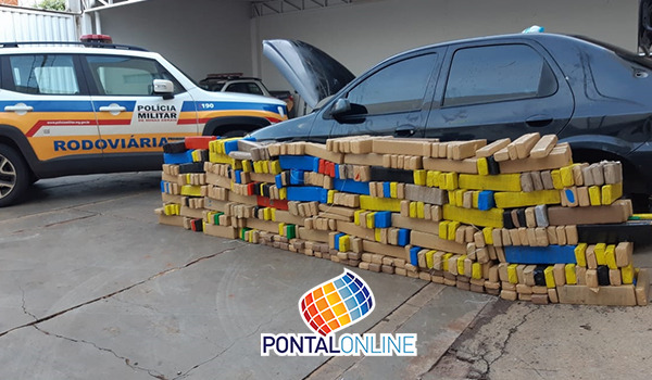 Polícia Militar Rodoviária apreende quase meia tonelada de maconha em canavial perto da MGC-497 em Iturama