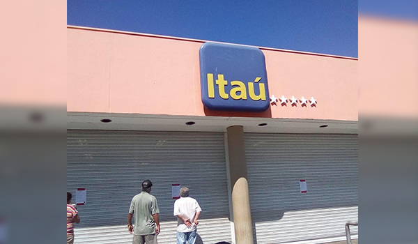 Banco Itaú fecha agência para desinfecção em Frutal