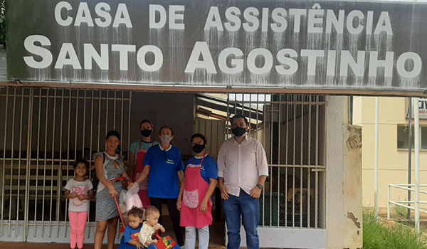 Casa de Assistência “Santo Agostinho” encerra atividades de 2020 com o apoio de parceiros e voluntários