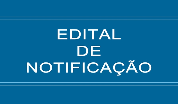 EDITAL DE NOTIFICAÇÃO DA POLÍCIA CIVIL E DEPARTAMENTO DE TRÂNSITO DO ESTADO DE MINAS GERAIS