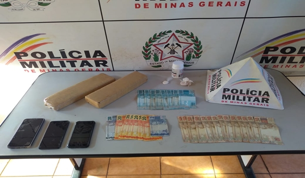 SUSPEITOS DE TRÁFICO SÃO PRESOS EM FLAGRANTE PELA PATRULHA RURAL DA POLÍCIA MILITAR