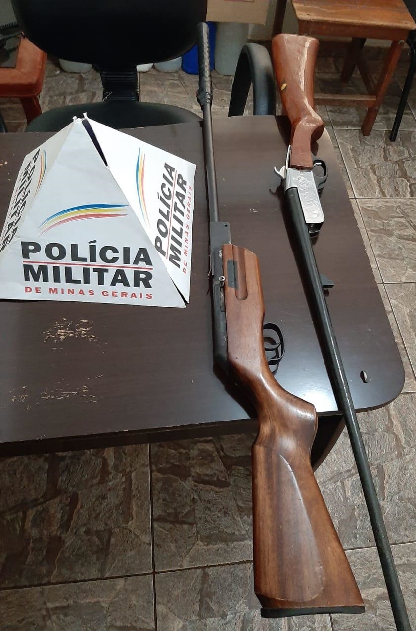 SUSPEITO DE ROUBO A POSTOS DE COMBUSTÍVEIS É PRESO; DUAS ARMAS FORAM ENCONTRADAS COM ELE