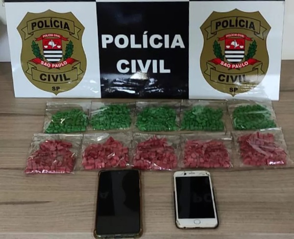 POLÍCIA CIVIL APREENDE MAIS DE 1,5 MIL COMPRIMIDOS DE ECSTASY EM RIO PRETO