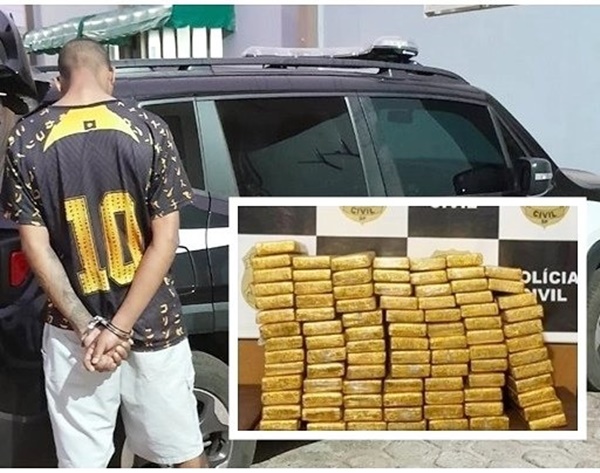 DISE DE FERNANDÓPOLIS PRENDE EM FRUTAL SUSPEITO DE TRANSPORTAR 208 KG DE MACONHA