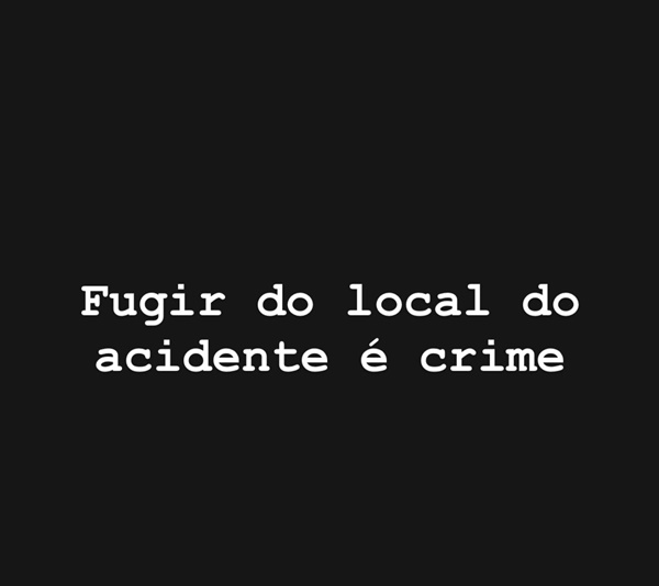 MOTORISTA FOGE APÓS BATIDA NO BAIRRO NOSSA SENHORA APARECIDA