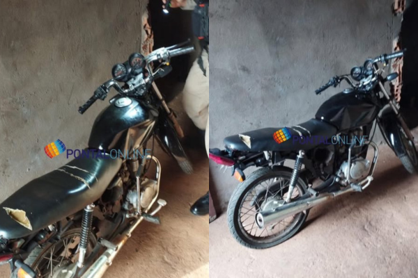 MOTO FURTADA É LOCALIZADA EM CASA ABANDONADA E SUSPEITO FOGE APÓS CONFRONTO COM A POLÍCIA EM FRUTAL