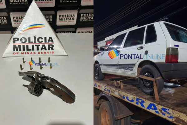 HOMEM É PRESO COM REVÓLVER CALIBRE .22 EM OPERAÇÃO CONJUNTA DA POLÍCIA MILITAR EM FRUTAL