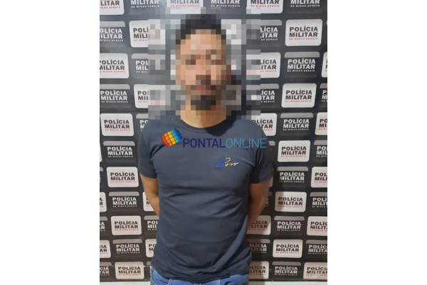 POLÍCIA MILITAR CUMPRE MANDADO DE PRISÃO NO BAIRRO NOSSA SENHORA APARECIDA, EM FRUTAL