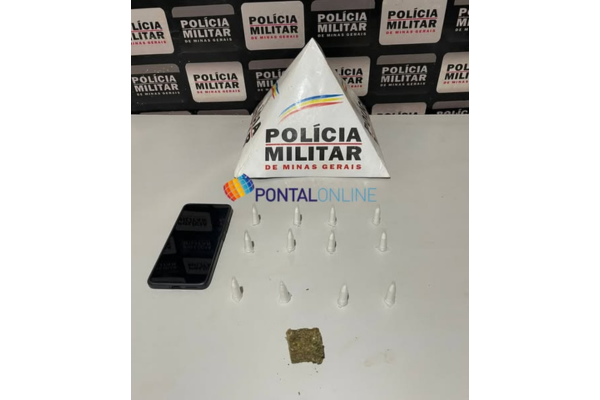 PM PRENDE SUSPEITO POR TRÁFICO DE DROGAS NO BAIRRO PRINCESA ISABEL EM FRUTAL