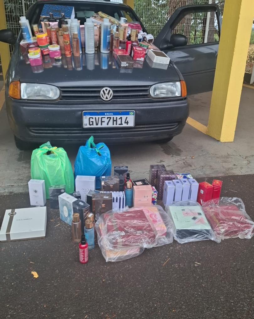 POLÍCIA MILITAR RODOVIÁRIA APREENDE R$ 30 MIL EM PRODUTOS IMPORTADOS SEM NOTA FISCAL