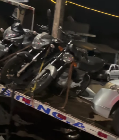 POLÍCIA MILITAR REALIZA OPERAÇÃO CAVALO DE AÇO EM FRUTAL E APREENDE MOTOCICLETAS
