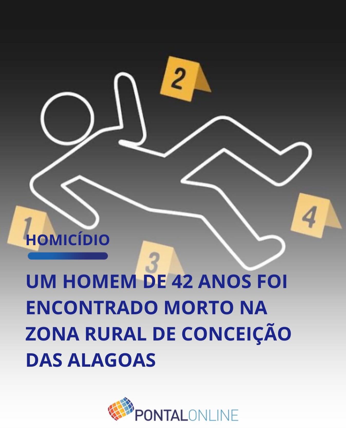 HOMEM É ENCONTRADO MORTO NA ZONA RURAL DE CONCEIÇÃO DAS ALAGOAS; SUSPEITO É LEVADO À DELEGACIA EM UBERABA