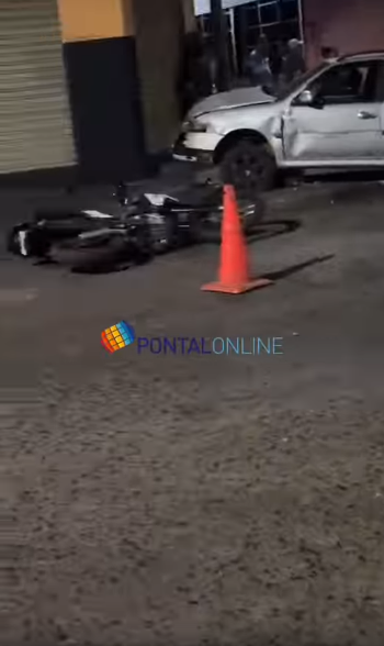 MOTORISTA SUSPEITA DE EMBRIAGUEZ CAUSA ACIDENTE E ATINGE COMÉRCIO EM FRUTAL