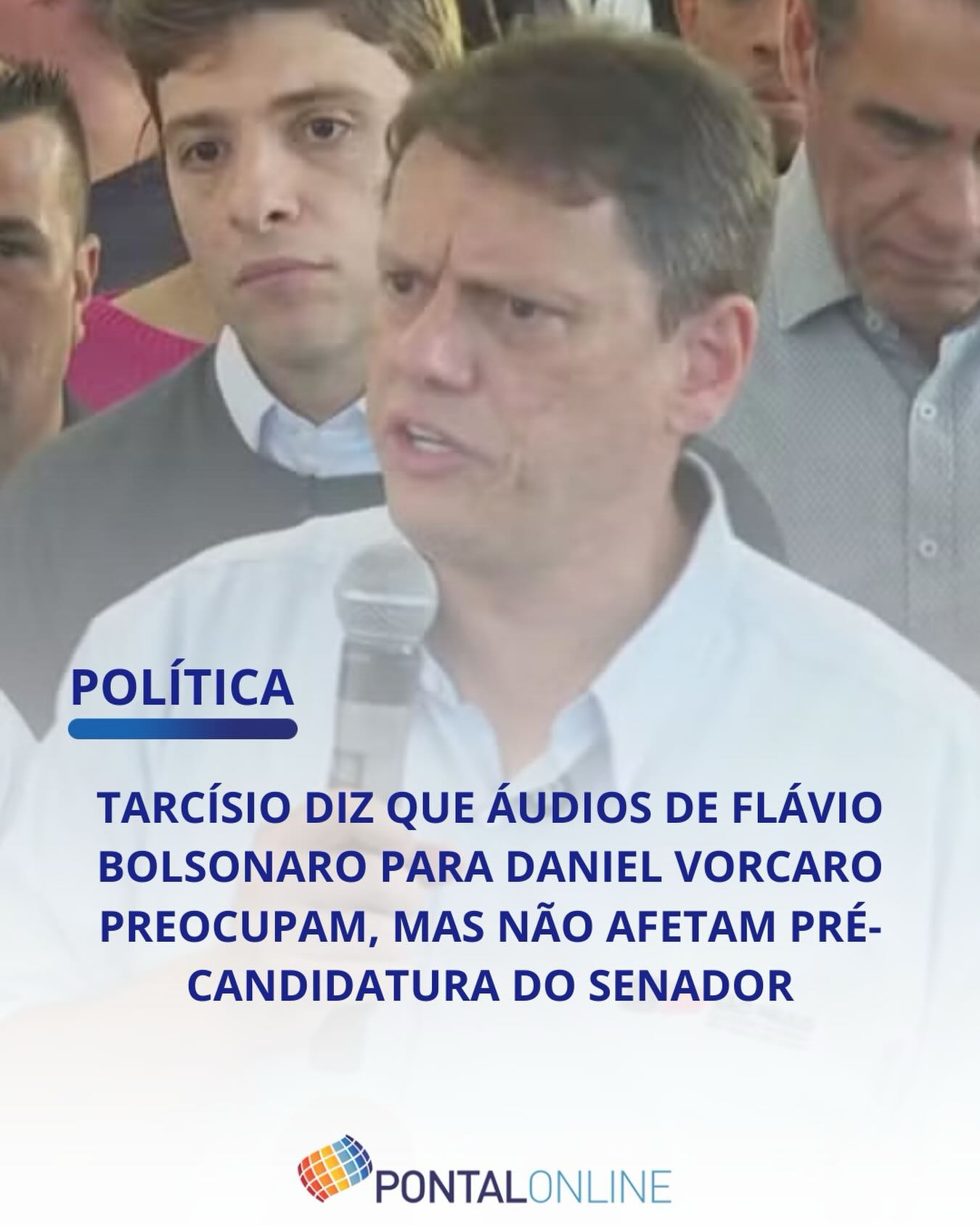 TARCÍSIO DIZ QUE CASO ENVOLVENDO FLÁVIO BOLSONARO “PREOCUPA” E PEDE ESCLARECIMENTOS