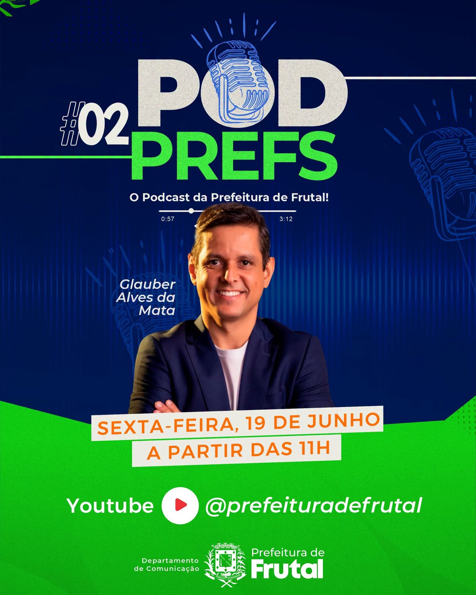 SECRETÁRIO DE DESENVOLVIMENTO ECONÔMICO SERÁ O CONVIDADO DO PODPREFS DESTA SEXTA-FEIRA EM FRUTAL