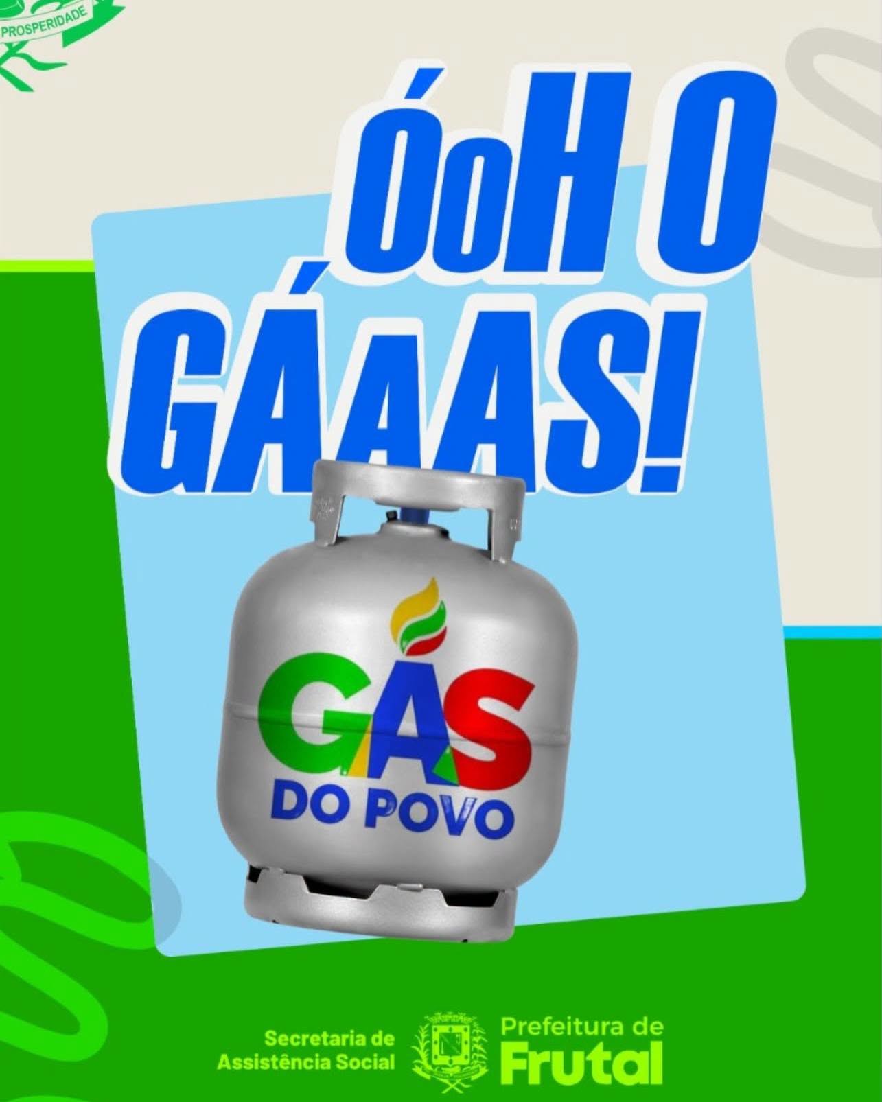 PROGRAMA GÁS DO POVO JÁ BENEFICIA MAIS DE 2.300 FAMÍLIAS EM FRUTAL, SAIBA COMO ACESSAR O BENEFÍCIO