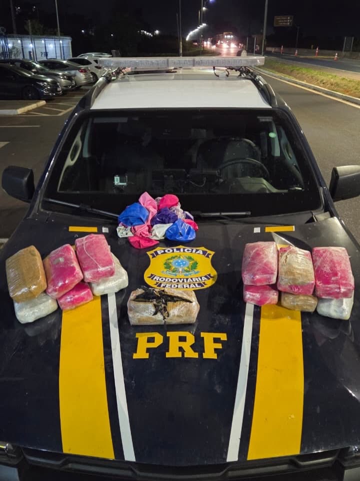 PRF APREENDE PASTA BASE DE COCAÍNA ESCONDIDA EM TANQUE DE COMBUSTÍVEL NA BR-262 EM CAMPO FLORIDO