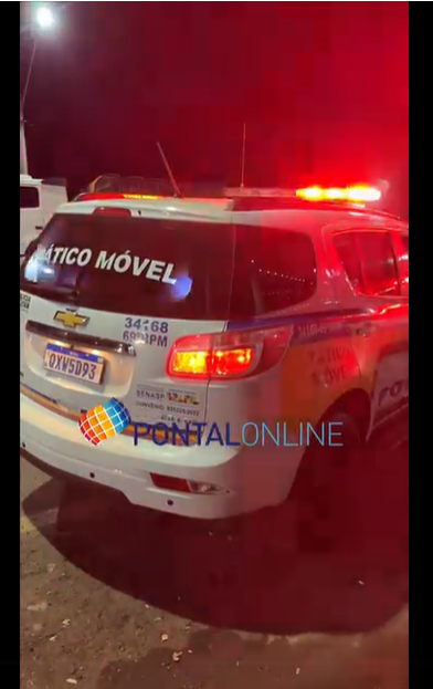 HOMEM É CONDUZIDO À DELEGACIA POR PORTE DE ARMA BRANCA EM FRUTAL